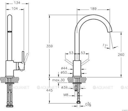 Minimax S Смеситель для мойки Minimax S Смеситель для мойки