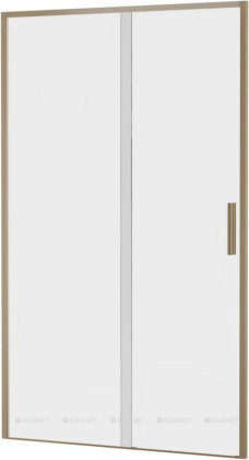 Душевая дверь Aquanet Pleasure Evo, 120 AE65-N120-GBT, профиль золото-никель браш, прозрачное стекло