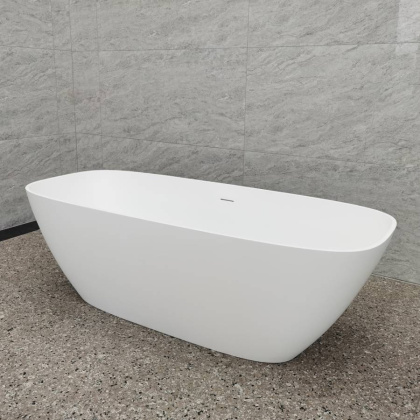 Ванна из искусственного камня ABBER Stein AS9632 белая матовая