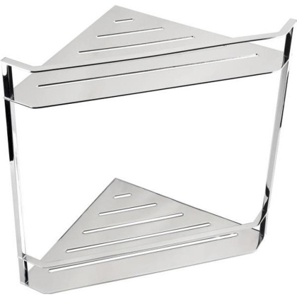 Двойная полочка для мыла угловая - мыльница