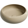 Умывальник чаша накладная круглая (цвет Капучино Матовый) Element 360*360*120мм