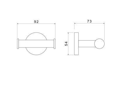 Крючок двойной AQUATEK AQ4202CR ОБЕРОН