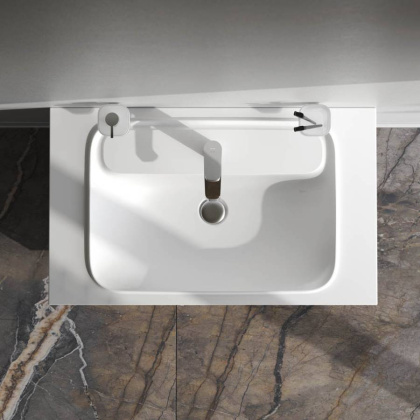 База под раковину с нишей и 1 ящиком, 80 см, дуб крафт, универсальная M8FFUX0801OF