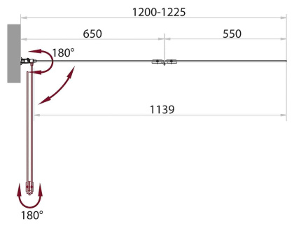 Душевая шторка на ванну BelBagno SELA-V-21-120/140-C-Cr Душевая шторка на ванну BelBagno SELA-V-21-120/140-C-Cr