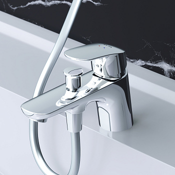 Смеситель Для ванны и душа для установки на борт ванны F8010232 Like