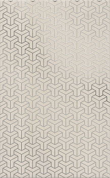 Декор HGD\E371\6401 Ломбардиа бежевый 40см*25см*8мм (1уп/10шт)матовый, шт