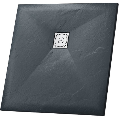 Душевой поддон квадратный RGW ST-G Графит 80*80