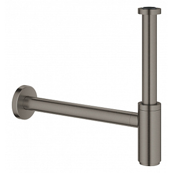 Сифон для раковины GROHE 1 1/4 дюйма из латуни, темный графит, матовый (28912AL0) Сифон для раковины GROHE 1 1/4 дюйма из латуни, темный графит, матовый (28912AL0)