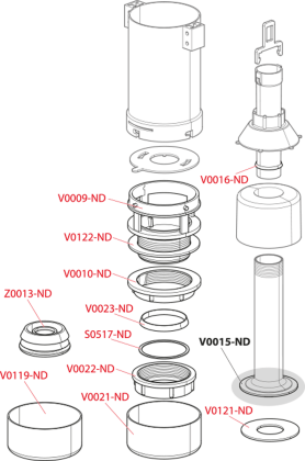 Сливной механизм для низко расположенного бачка