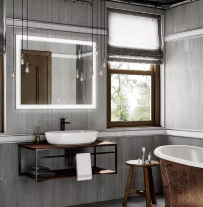 Декор HGD\C371\6399 Ломбардиа серый темный 40см*25см*8мм (1уп/10шт)матовый, шт