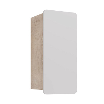 Полупенал Lemark OLIVIA 35см подвесной, 1 дверный, открывание лев/прав, цвет корпуса: Дуб кантри, цвет фасада: Белый глянец Полупенал Lemark OLIVIA 35см подвесной, 1 дверный, открывание лев/прав, цвет корпуса: Дуб кантри, цвет фасада: Белый глянец