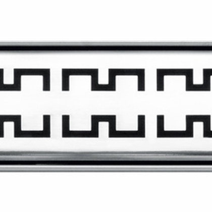 Декоративная решетка TECEdrainline "royal", нержавеющая сталь, глянец  для душевого канала, прямая 700