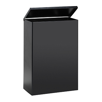 Контейнер для мусора настенный, 6 л, черный