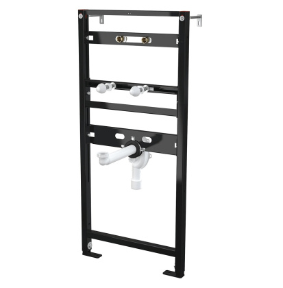 Монтажная рама для умывальника и смесителя co встроенным сифоном