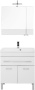 Мебель для ванной Aquanet Верона 75 белый (напольный 1 ящик 2 дверцы)