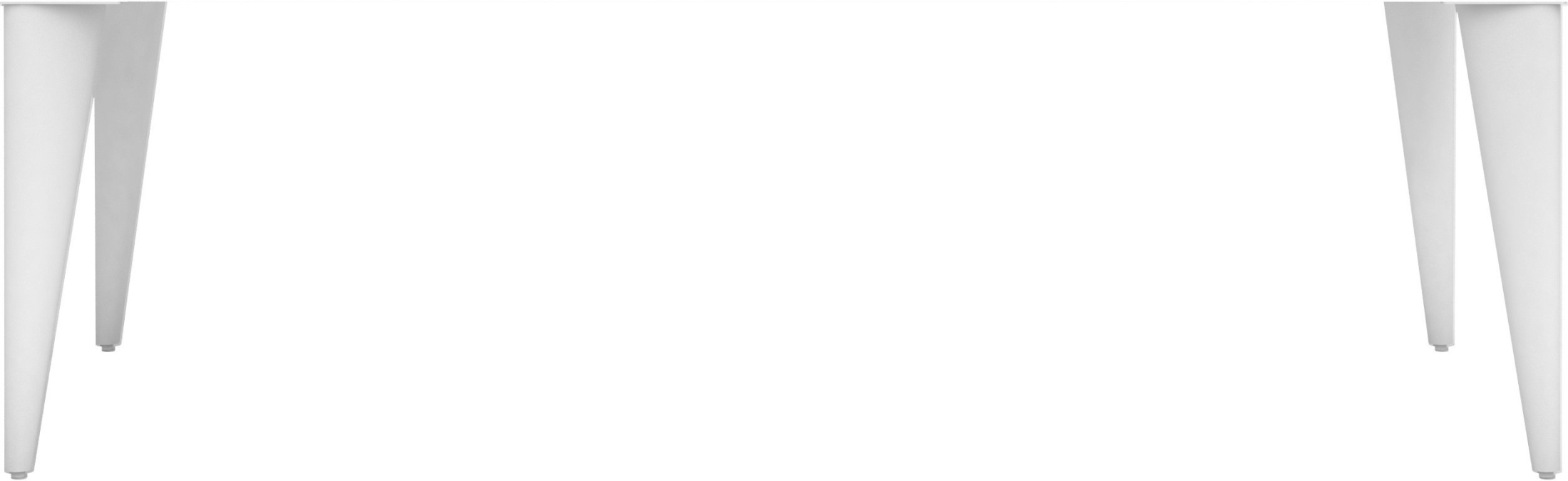 Ножки ATOLLO\CONO классические, белые матовые ATlg.32\CL