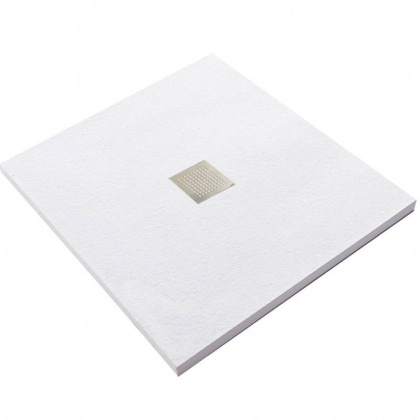 Поддон для душа из искусственного камня VST-2SR29090W, 900*900*35, белый матовый