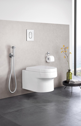 Гигиенический душ с угловым вентилем, 1 вид струи, GROHE Sena, хром, (26329000) Гигиенический душ с угловым вентилем, 1 вид струи, GROHE Sena, хром, (26329000)