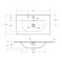 Керамическая раковина BelBagno BB700/390ETL Керамическая раковина BelBagno BB700/390ETL