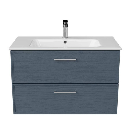 Тумба PIANO Classic подвесная 85 см, 2 ящика, ясень синий матовый PIA.CL.85\BLU.M Тумба PIANO Classic подвесная 85 см, 2 ящика, ясень синий матовый PIA.CL.85\BLU.M