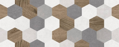 Плитка настенная Betonhome серый мозаика 20х50 (11шт/1.1м2),м2 Плитка настенная Betonhome серый мозаика 20х50 (11шт/1.1м2),м2