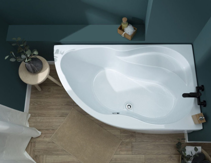 Акриловая ванна Aquanet Graciosa 150x90 R (с каркасом)