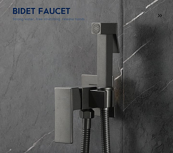 Смеситель Splenka встраиваемый с гигиеническим душем S98.52.07