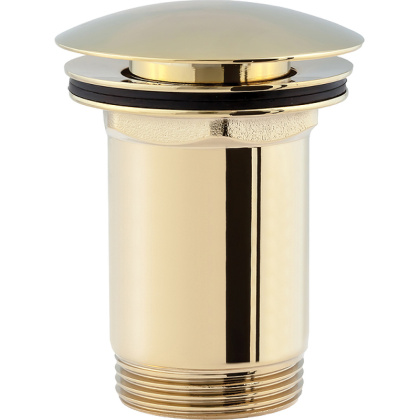 Пробка "click-clack" к сифону для умывальника A706GL (золото) Пробка "click-clack" к сифону для умывальника A706GL (золото)