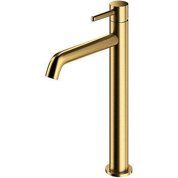 Смеситель для умывальника высокий OMNIRES Y Y1212GLB (брашированное золото)  