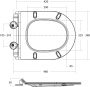 Чаша приставного унитаза BelBagno FLAY-R BB1003CBR Чаша приставного унитаза BelBagno FLAY-R BB1003CBR