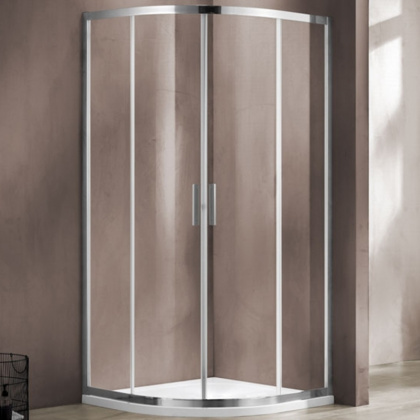 Душевой уголок Garda VSQ-1G100CL, 1000*1000, хром, стекло прозрачное