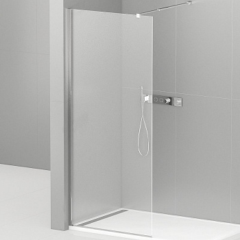 LIBERTA-L-1-125-120-C-Cr Душевая перегородка с односторонним входом 1250x1200x1950 мм