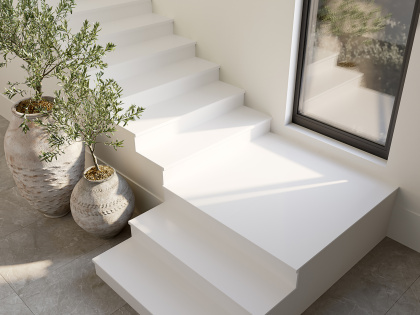 Керамогранит MONO WHITE 2000х900х6мм (MATT)