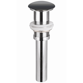 Донный клапан без перелива с керамической накладкой с системой "Click-Clack" Донный клапан без перелива с керамической накладкой с системой "Click-Clack"