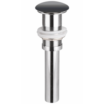 Донный клапан без перелива с керамической накладкой с системой "Click-Clack" Донный клапан без перелива с керамической накладкой с системой "Click-Clack"