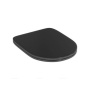 Сиденье POMPEI для напольного унитаза, черное глянцевое PO.seat.01\BLK