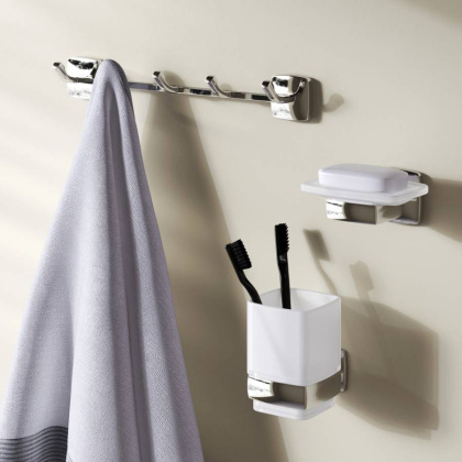 Набор аксессуаров для зоны красоты, хром, AK90B1603W