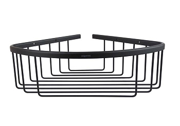 Угловая полка AQUATEK, матовый черный AQ4006MB ВЕГА