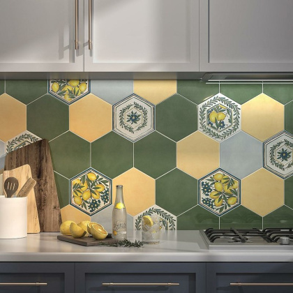 Декор Флорентина 2 глянцевый 20x23,1x0,69