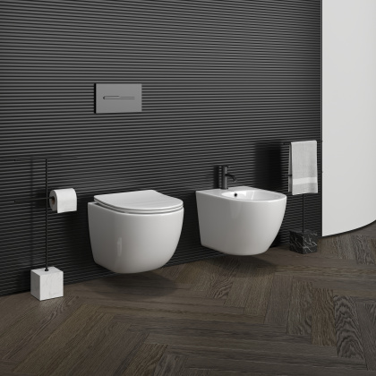 Биде подвесное Ceramica Nova Forma CN3010 Биде подвесное Ceramica Nova Forma CN3010