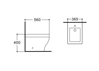 Биде напольное AQUATEK АМАДЕО AQ1264-00, 560*365*400 мм, цвет белый Биде напольное AQUATEK АМАДЕО AQ1264-00, 560*365*400 мм, цвет белый