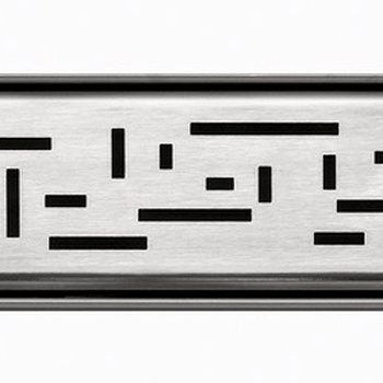 Декоративная решетка TECEdrainline "lines", нержавеющая сталь, сатин, для душевого канала, прямая 900