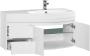 Тумба с раковиной Aquanet Опера 115 R белый (2 дверцы 2 ящика) Тумба с раковиной Aquanet Опера 115 R белый (2 дверцы 2 ящика)
