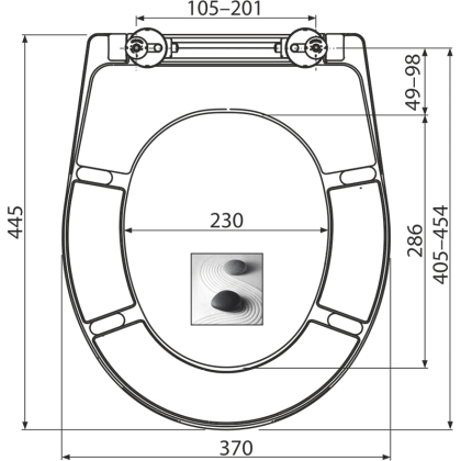 Alcaplast Сидение для унитаза Softclose белое, дзен A604 ZEN