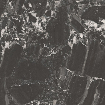 Риальто чёрный лаппатированный обрезной 80x80x0,9