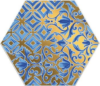 Декор VT\A427\24000 Талья Золотой/металл (23см*20см*6,9мм) (26шт/1,19м2) Орнамент 1, шт