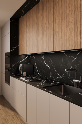 Керамогранит IMPERIAL BLACK 1600х3200х12мм MATT