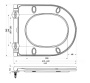 Чаша приставного унитаза BelBagno FLAY-R BB1003CBR Чаша приставного унитаза BelBagno FLAY-R BB1003CBR