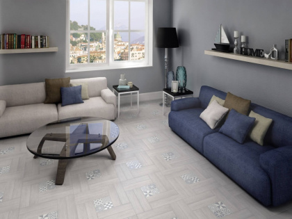 Вставка Амальфи орнамент коричневый  9,8x9,8x0,7 STG_A402_1266H Вставка Амальфи орнамент коричневый  9,8x9,8x0,7 STG_A402_1266H