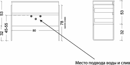 Тумба без раковины Vallessi 80*46cm DARK OAK мат. 2 полки, 837-080-D Boheme Тумба без раковины Vallessi 80*46cm DARK OAK мат. 2 полки, 837-080-D Boheme